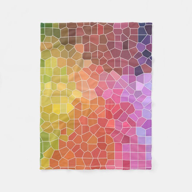 Manta Polar Trozos de color (Anverso)