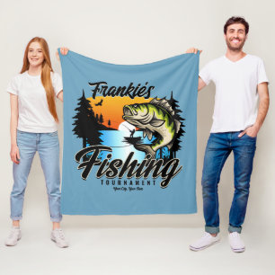 Manta Polar Trucha de pescador de pesca personalizada