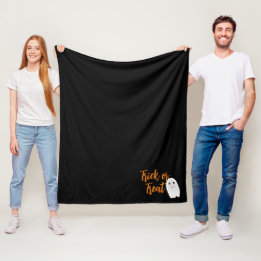 Manta Polar Truco o trato Fantasma Halloween