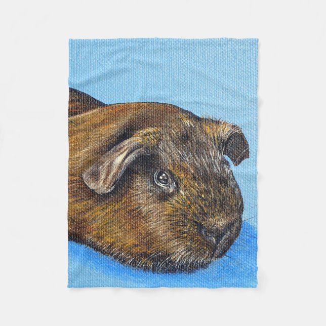 Manta Polar Trufas en la pintura al cerdo de Guinea (Anverso)