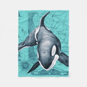 Manta Polar Trullo del mapa de la orca