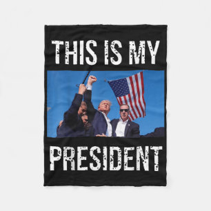 Manta Polar Trump 2024 Este Es Mi Presidente