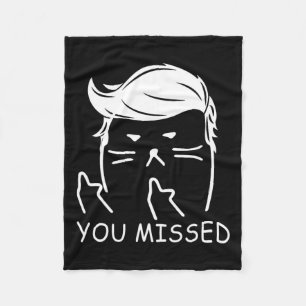 Manta Polar Trump 2024 Gato Divertido Te Perdiste 