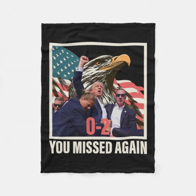 Manta Polar Trump 2024 que se perdió de nuevo 0-2 (Anverso)