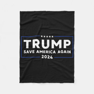 Manta Polar Trump 2024 Salve a Estados Unidos otra vez Trump