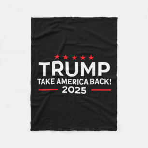 Manta Polar Trump 2025 - Donald Trump 2025 Recuperemos América