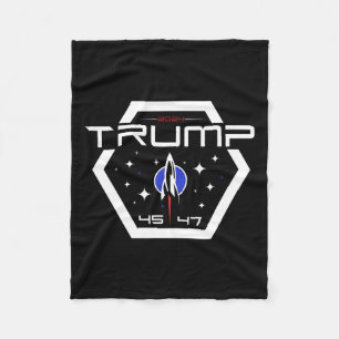 Manta Polar Trump 45 47 Diseño Futurista Retro de Trump