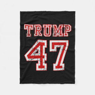 Manta Polar Trump 47 2024 Elección de conservadores republican