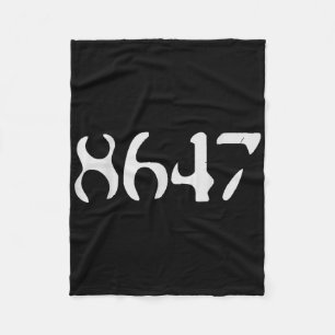 Manta Polar Trump 8647 retro negro anti gracioso presidente li