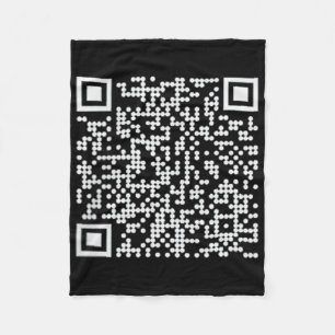 Manta Polar Trump baila Qr Divertido presidente Trump código d