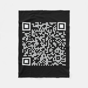Manta Polar Trump baila Qr Divertido presidente Trump código d