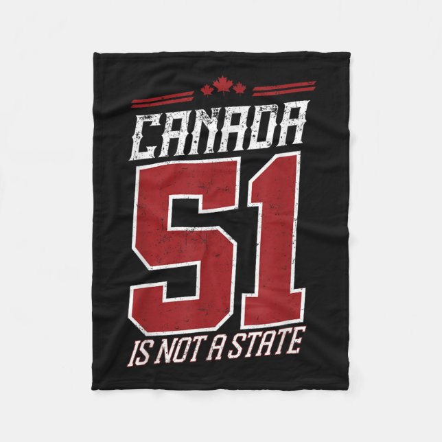 Manta Polar Trump Canadá No Está A La Venta 1867 Canadá No Es (Anverso)