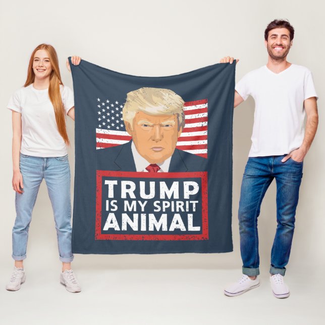 Manta Polar Trump es gracioso para los animales (In situ)