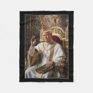 Manta Polar Trump es gracioso, Trump es un retro cristiano en