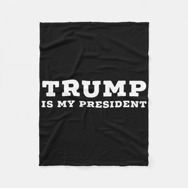 Manta Polar Trump Es Mi Presidente  (Anverso)