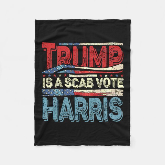 Manta Polar Trump Es Un Escabroso Voto Harris Wheimer 2024 Kam (Anverso)