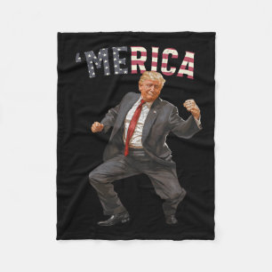 Manta Polar Trump Feliz 4 De Julio Regalos De Bandera Estadoun
