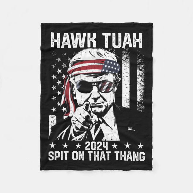 Manta Polar Trump Funny Hawk Tush Esparce A Ese Thang (Anverso)