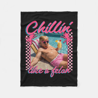 Manta Polar Trump Gracioso Chillin Como Un Felon Trump 2024