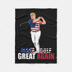 Manta Polar Trump - Gracioso regalo de golf