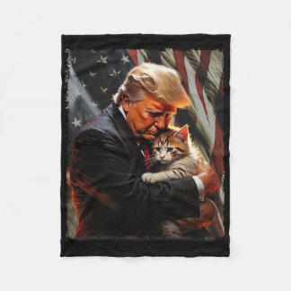 Manta Polar Trump Hugging An Orange Cat 2025 Make Cats Safe Ag