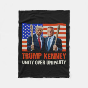 Manta Polar Trump Kennedy Unity frente a Uniparty 2024