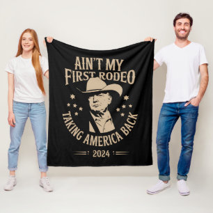 Manta Polar Trump no es mi primer Rodeo-Joven Americano