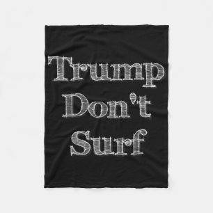 Manta Polar Trump No Surfea Divertido Divertida Irónico Surf P