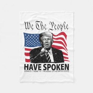 Manta Polar Trump Nosotros, El Pueblo, Hemos Hablado