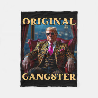 Manta Polar Trump Original Gangster Divertido Donald Trump _1