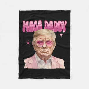 Manta Polar Trump Pink Sungles Maga Daddy Funny Trump 2024