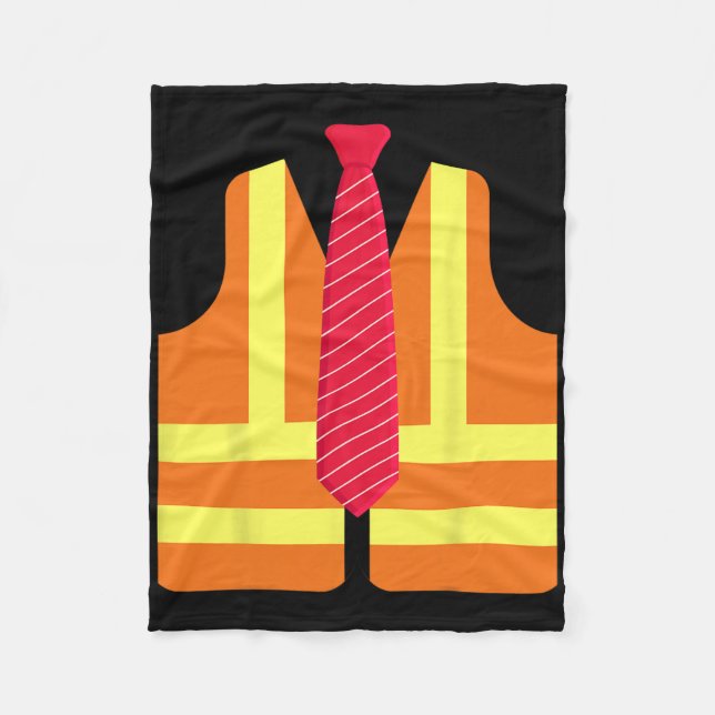 Manta Polar Trump Proud To Be Garbyge Hi-vis Vest Red Tie Cost (Anverso)