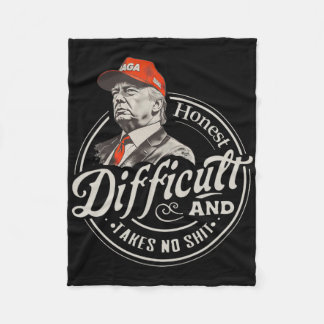 Manta Polar Trump Retro Honesto Y Difícil No Toma