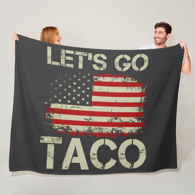 Manta Polar Trump Siempre se Rajó Vámonos Taco (In situ)
