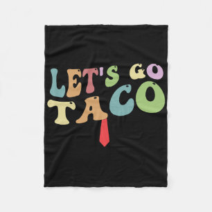 Manta Polar Trump Siempre se Rajó Vamos Taco Divertido Retro