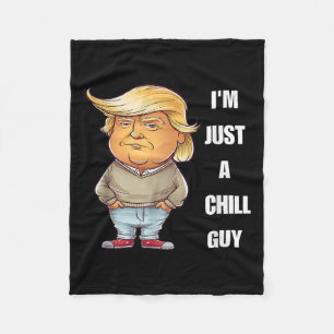 Manta Polar Trump, soy solo un chico malo meme 2024