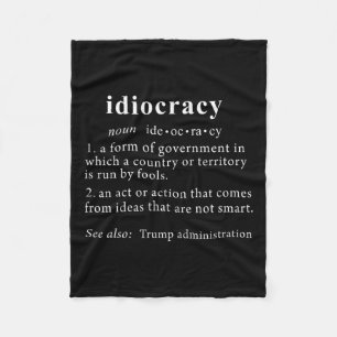 Manta Polar Trump T Shirt Idiocracy Definition Mujeres Mens Fu