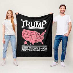 Manta Polar Trump tiene mejor cobertura que 5G ¿Puedes escucha