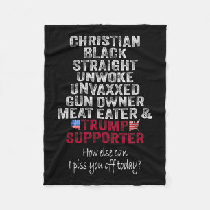 Manta Polar Trump, un partidario de la franquicia cristiana de