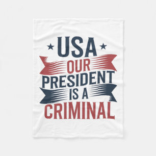 Manta Polar Trump Usa Nuestro Presidente Es Un Criminal
