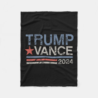 Manta Polar Trump Vance 2024 Retro Stripe Trump Jd Vance