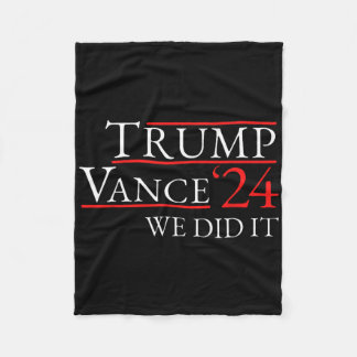 Manta Polar Trump Vance 24 Lo Hicimos