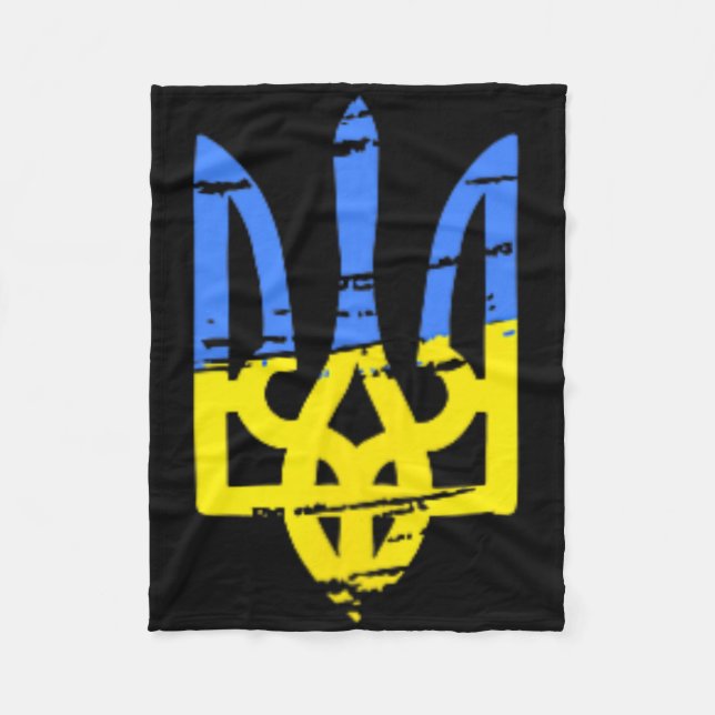 Manta Polar Tryzub Ukraine Ukrainian Trident Military  (Anverso)