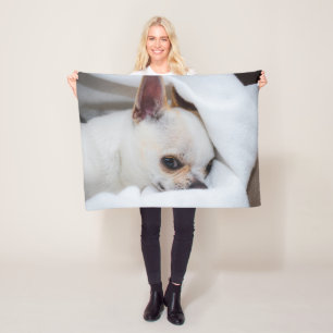 Manta Polar Tu mascota perro cachorro personalizado foto chihu