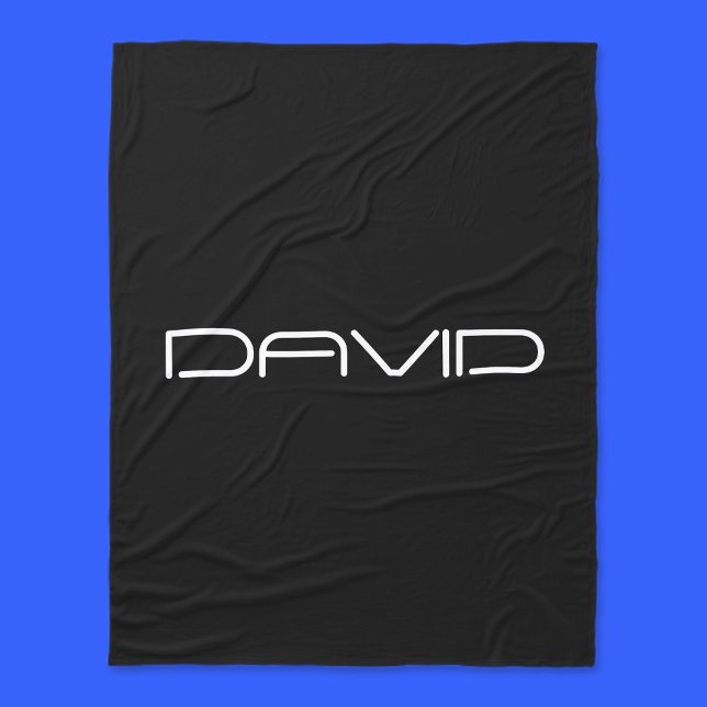 Manta Polar Tu nombre | Texto de Personalizable con estilo Gua (Subido por el creador)