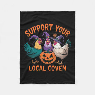 Manta Polar Tu pollo de halloween es gracioso