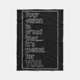 Manta Polar Tu visión es prueba de que está destinada para ti