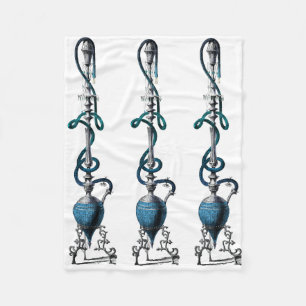 Manta Polar Tubo turco de fumar narguile shisha