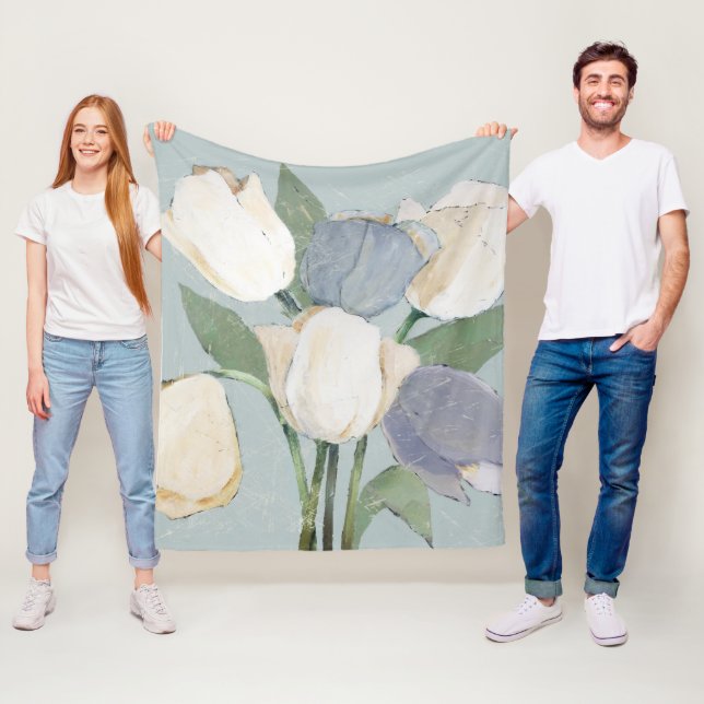 Manta Polar Tulipanes franceses (In situ)