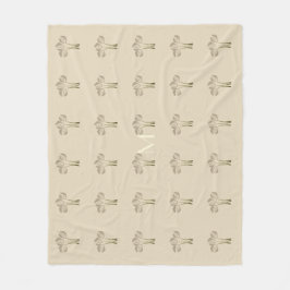 Manta Polar Tulipanes personalizados